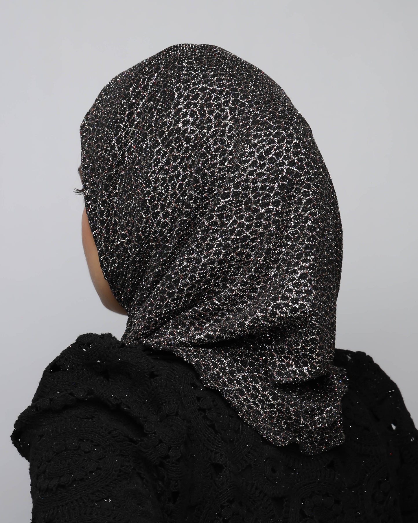 Glittery ready made hijab