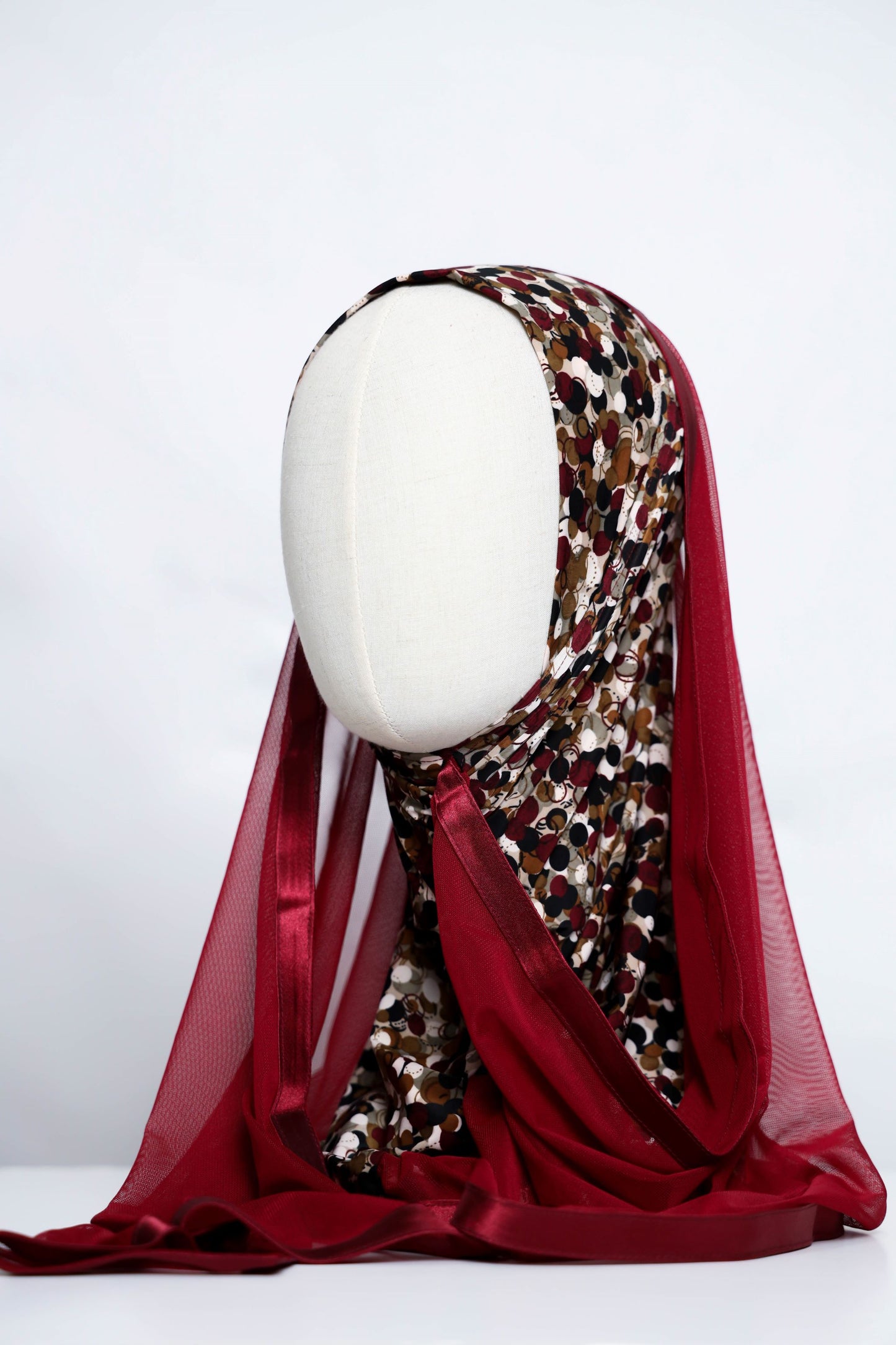 Lycra Printed Ready-made Hijab